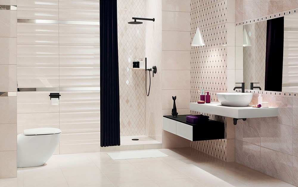 78YO205TCOLL_ambiente Grifo de lavabo caño alto Paini COX sin desagüe, negro mate