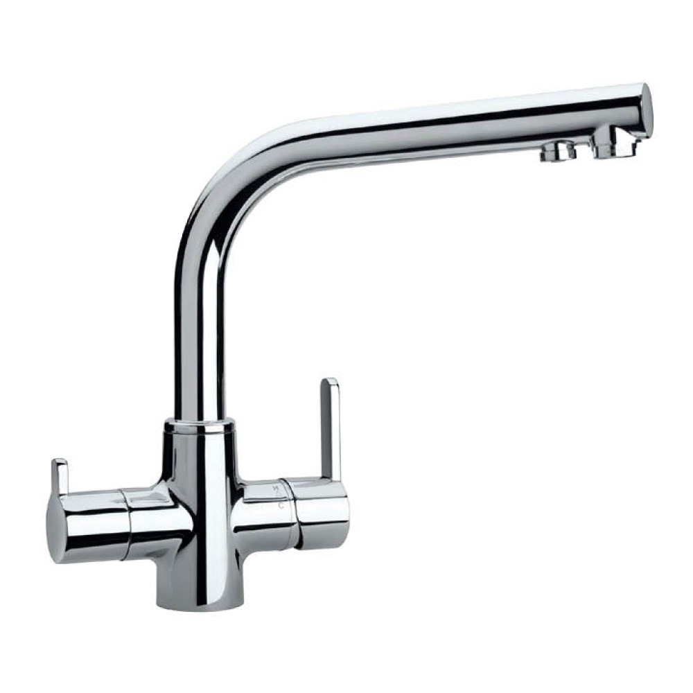 92CR6433VE7B90_3 Grifo de cocina Paini de dos vías para agua filtrada, cromo