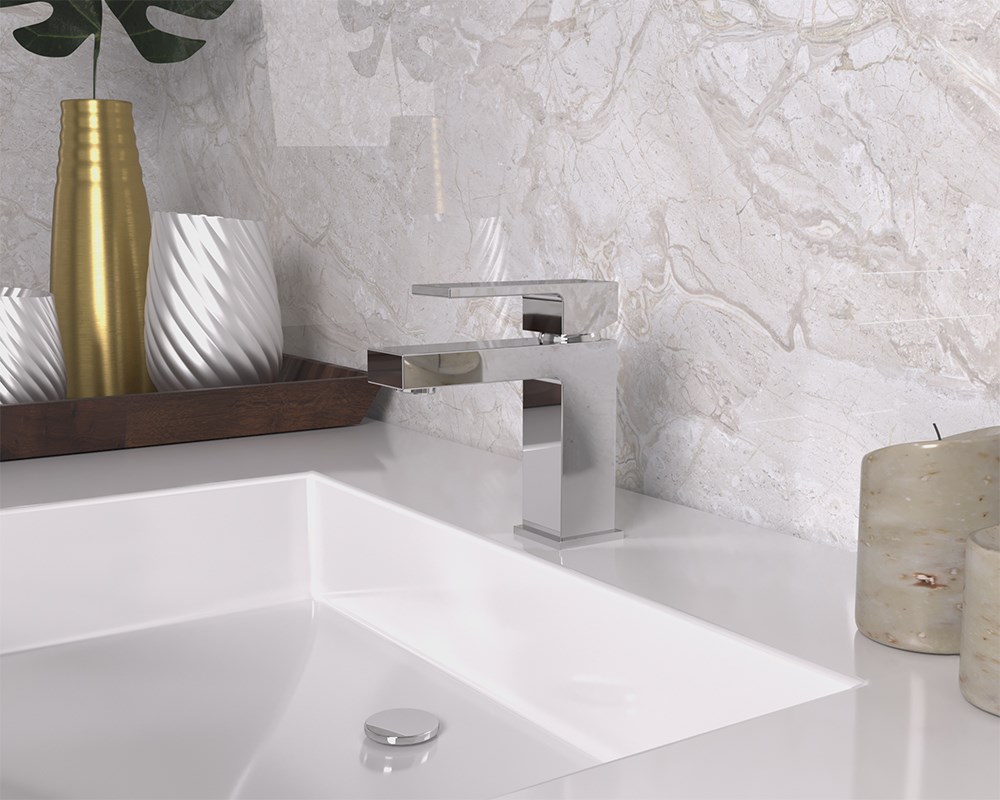 Grifo monomando de lavabo Paini DAX sin válvula desagüe, cromo