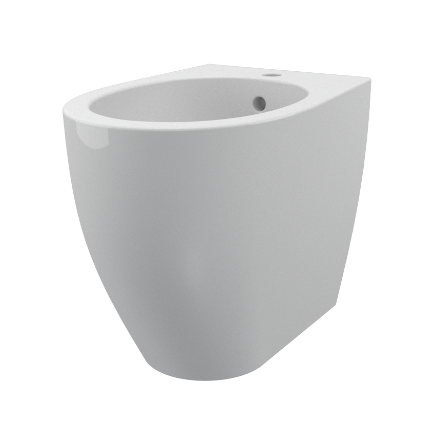 Bidé a suelo BULL SDR, blanco brillo