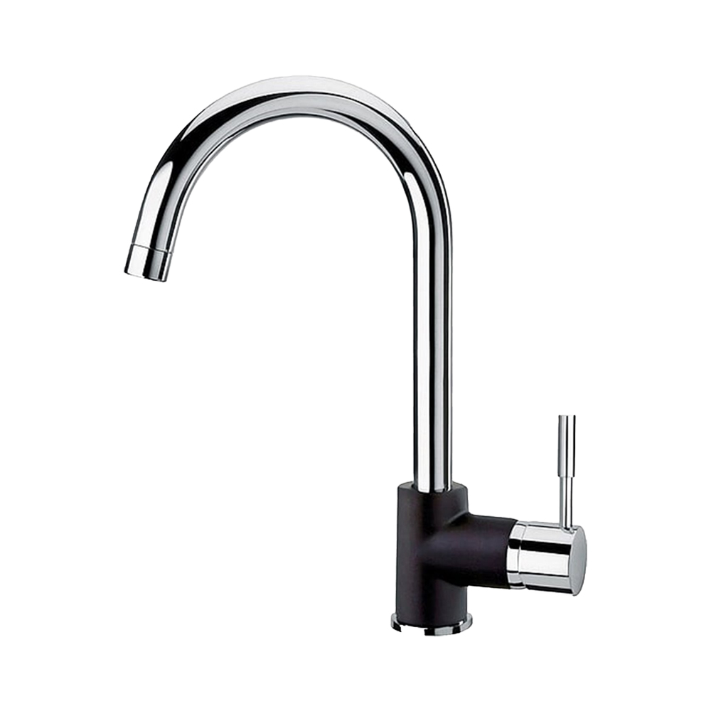grifo de cocina PAINI Cox cromo-negro granito