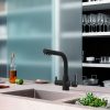 grifo de cocina 3 vias osmosis Paini Arena negro granito