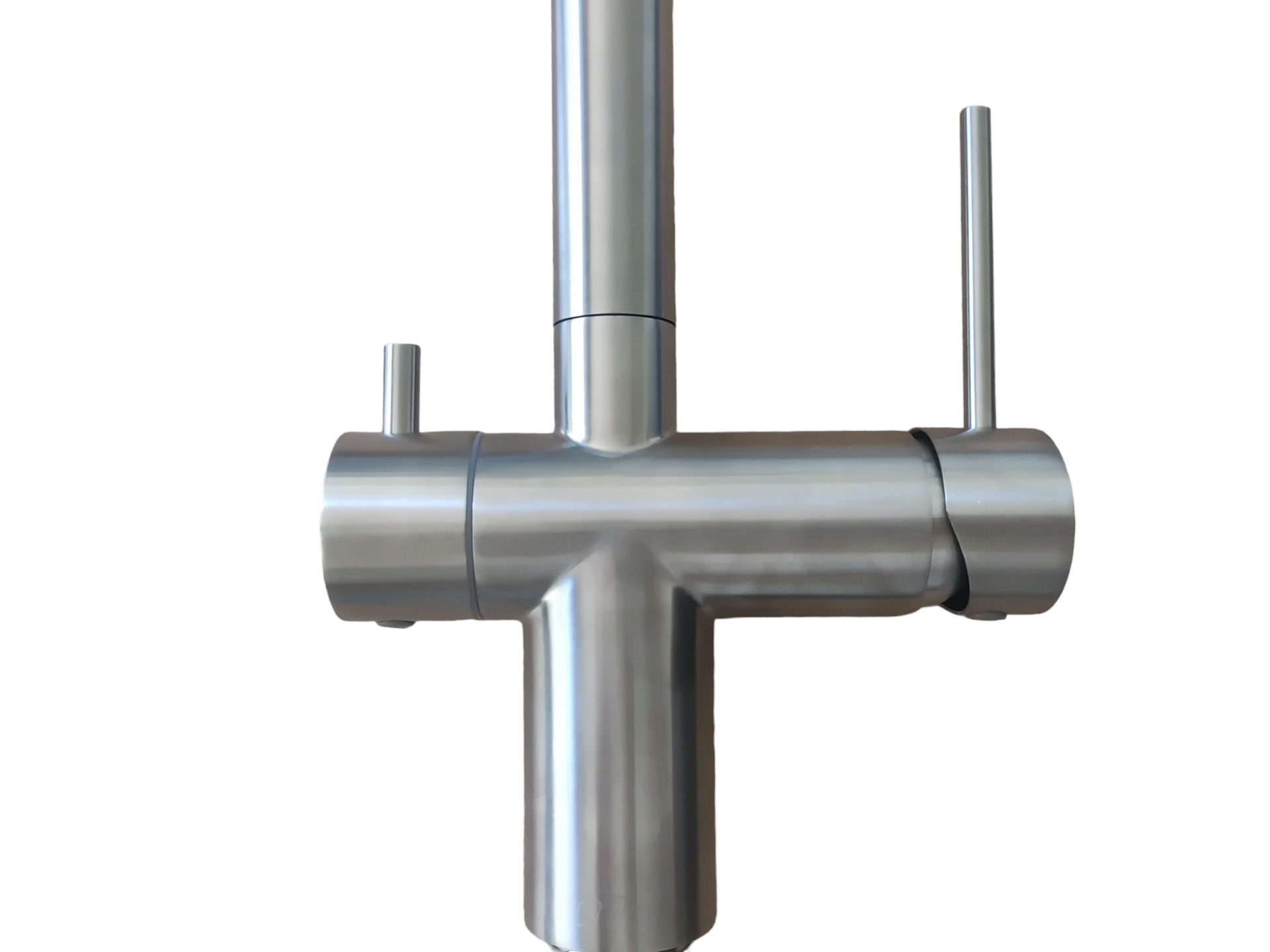 IXPW559YOS3VP8_detalle2 grifo de cocina 3 vias Paini cox para agua filtrada, acero inoxidable