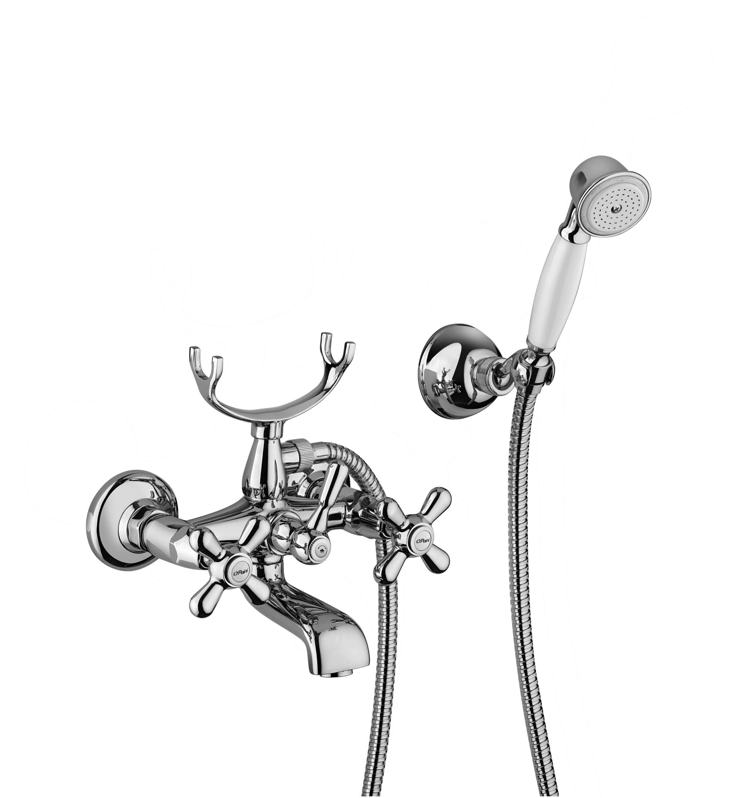 Grifo de bañera ducha PAINI Liberty con accesorios Cromo