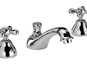 Grifo de lavabo 3 agujeros Paini Liberty, Cromo. Fabricado en Italia