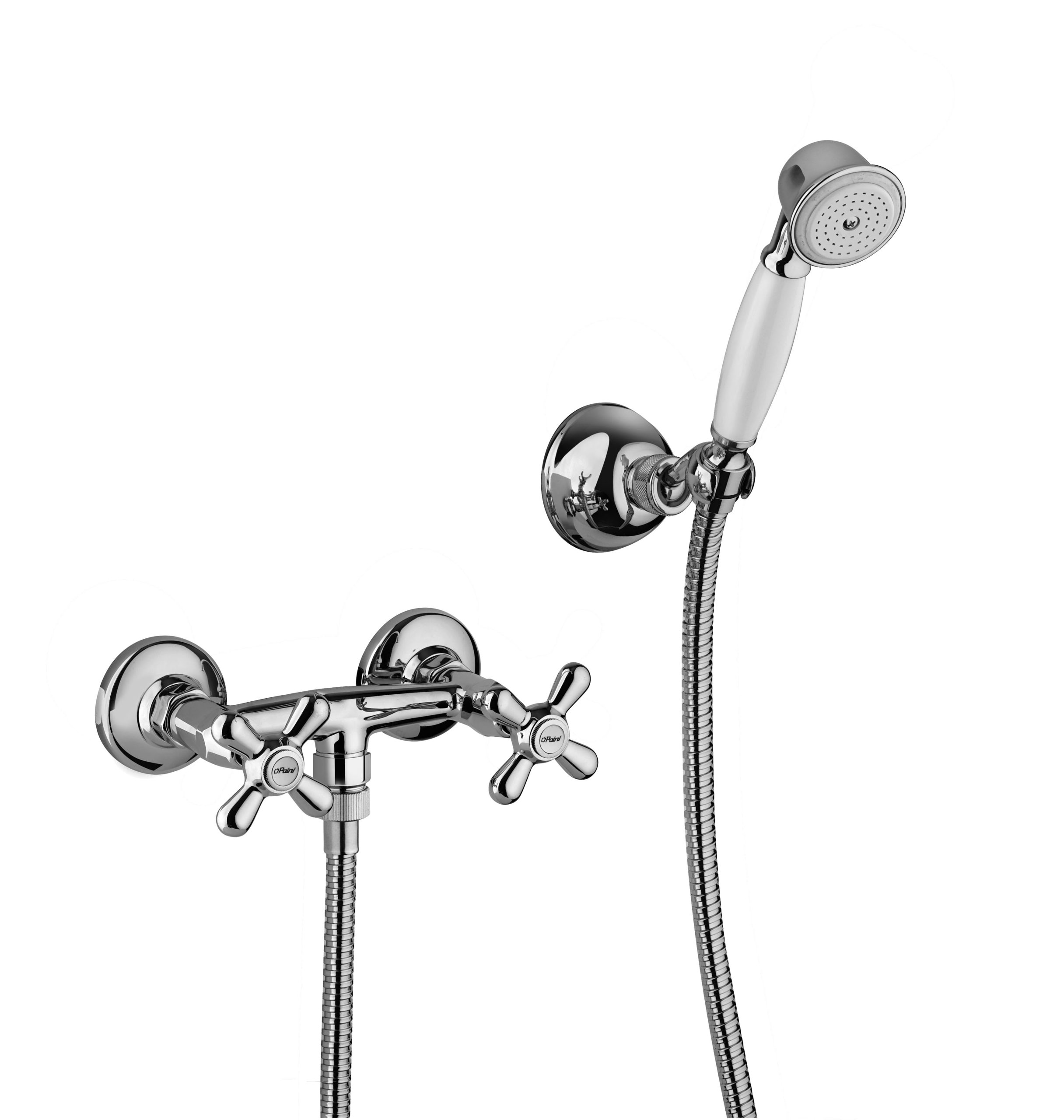17CR509 Grifo de ducha PAINI Liberty, Cromo. Fabricado en Italia.
