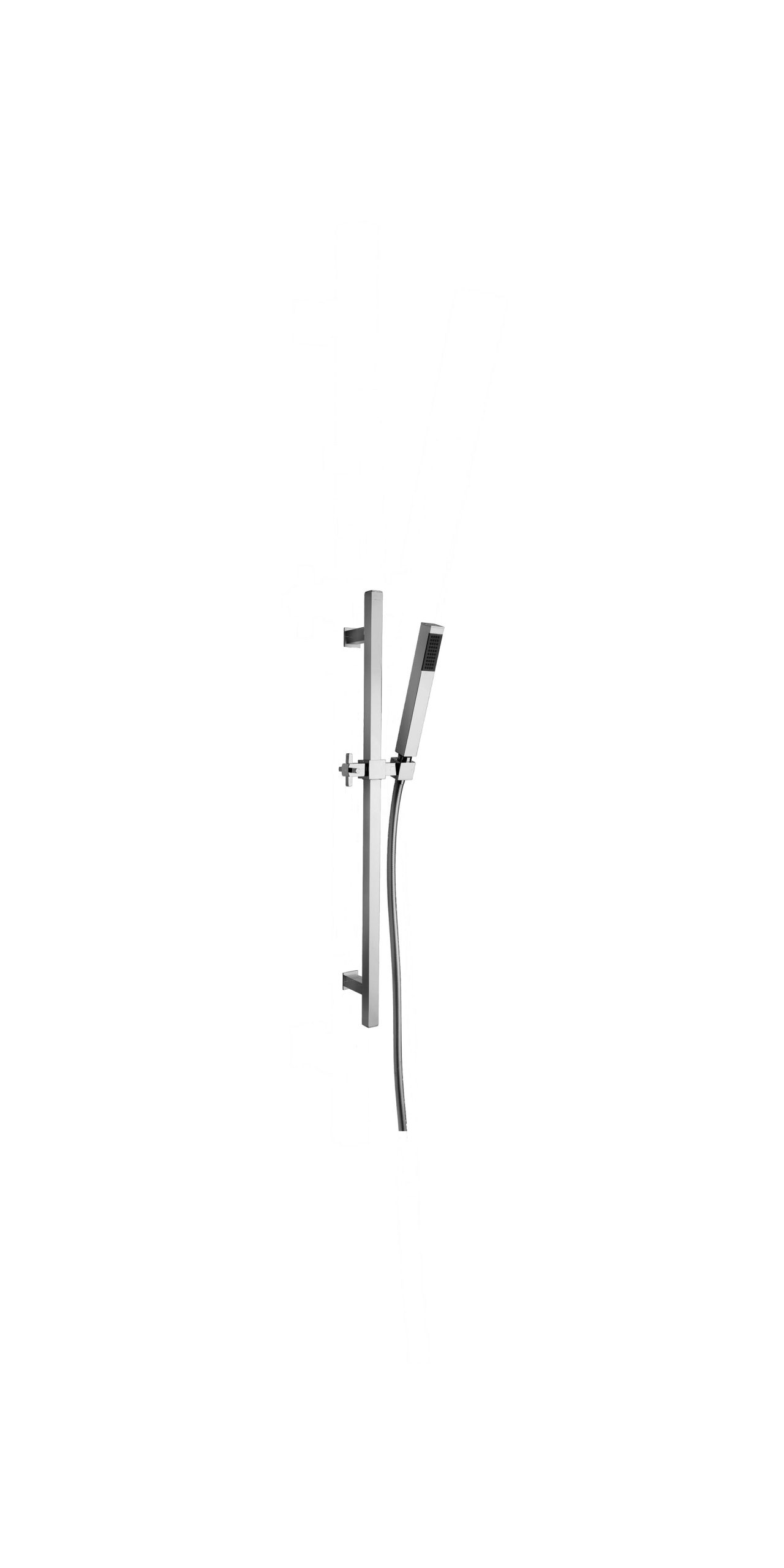 Conjunto barra de ducha PAINI metálico P6 cuadrado